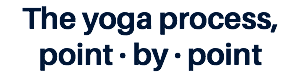 The yoga process, point · by · point